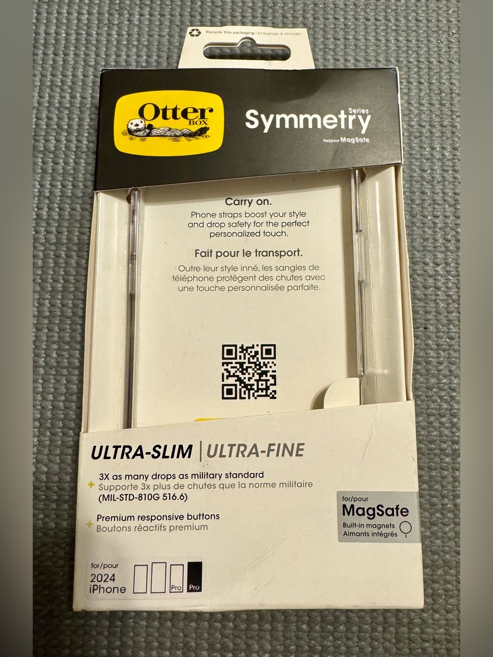 OtterBox Symmetry Series Clear Case for iPhone 16 Pro. An ultra-slim, sleek, - Picture 6 of 13